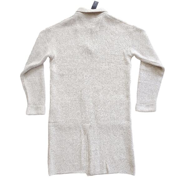LULU'S Cuddle Club NEW Beige Long Sleeve Sweater Coat Cream Oatmeal Size M Comfy - Picture 5 of 10